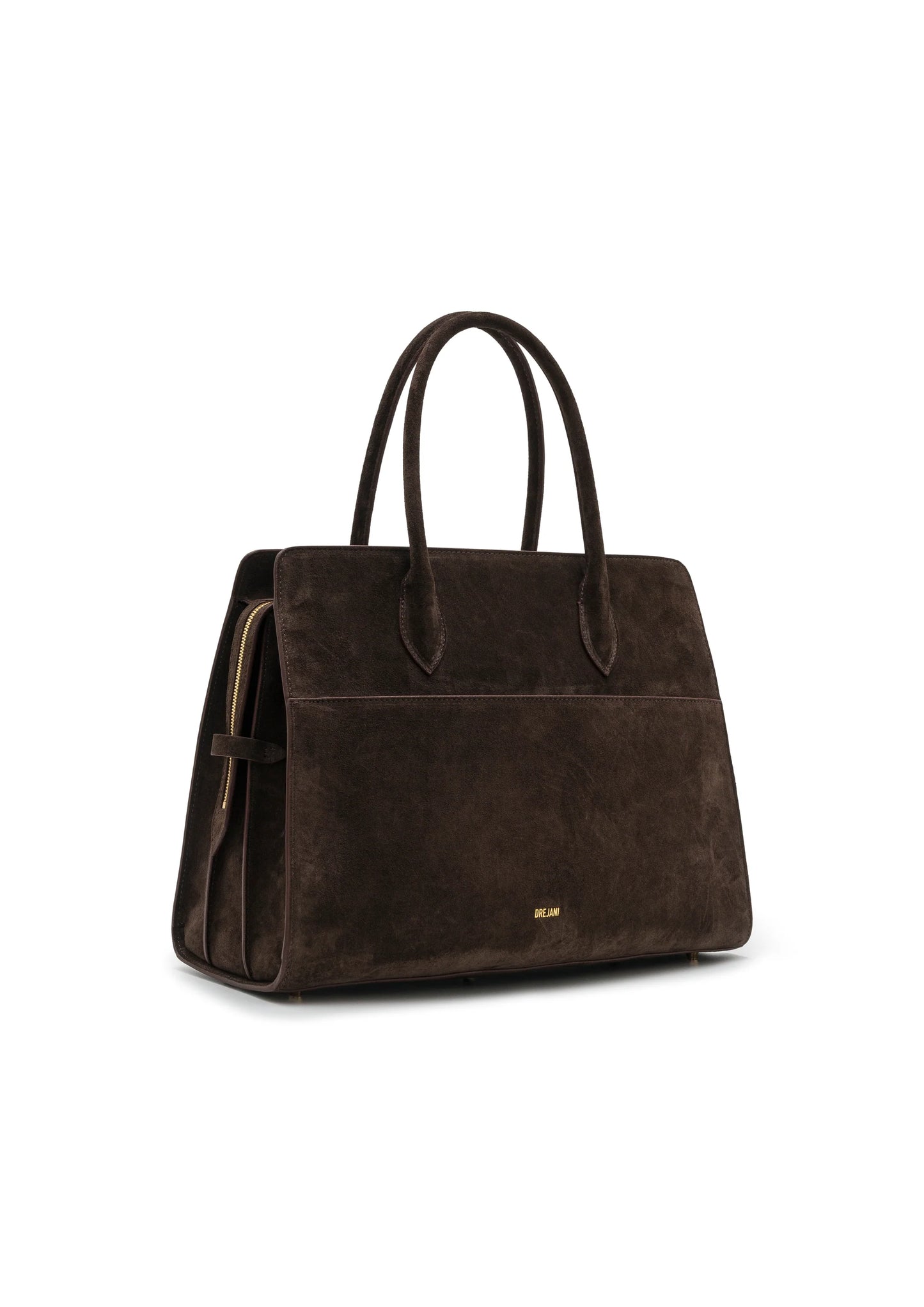 VALIA BAG DARK BROWN SUEDE