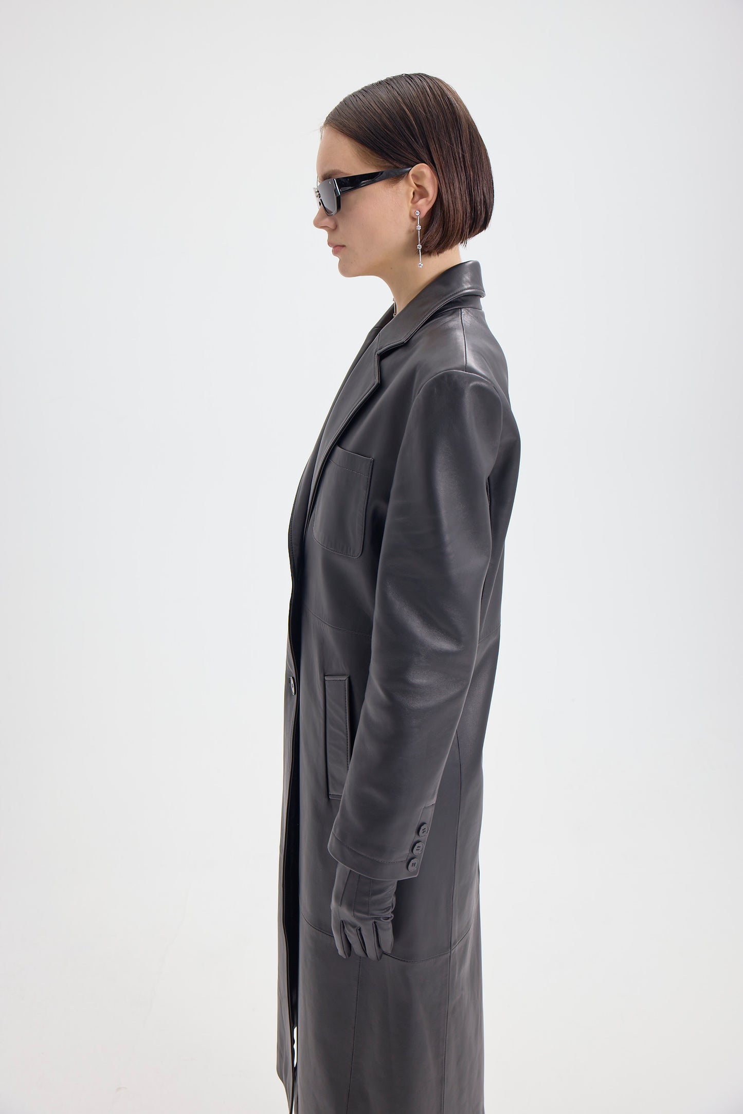 URBAN LEATHER TRENCH