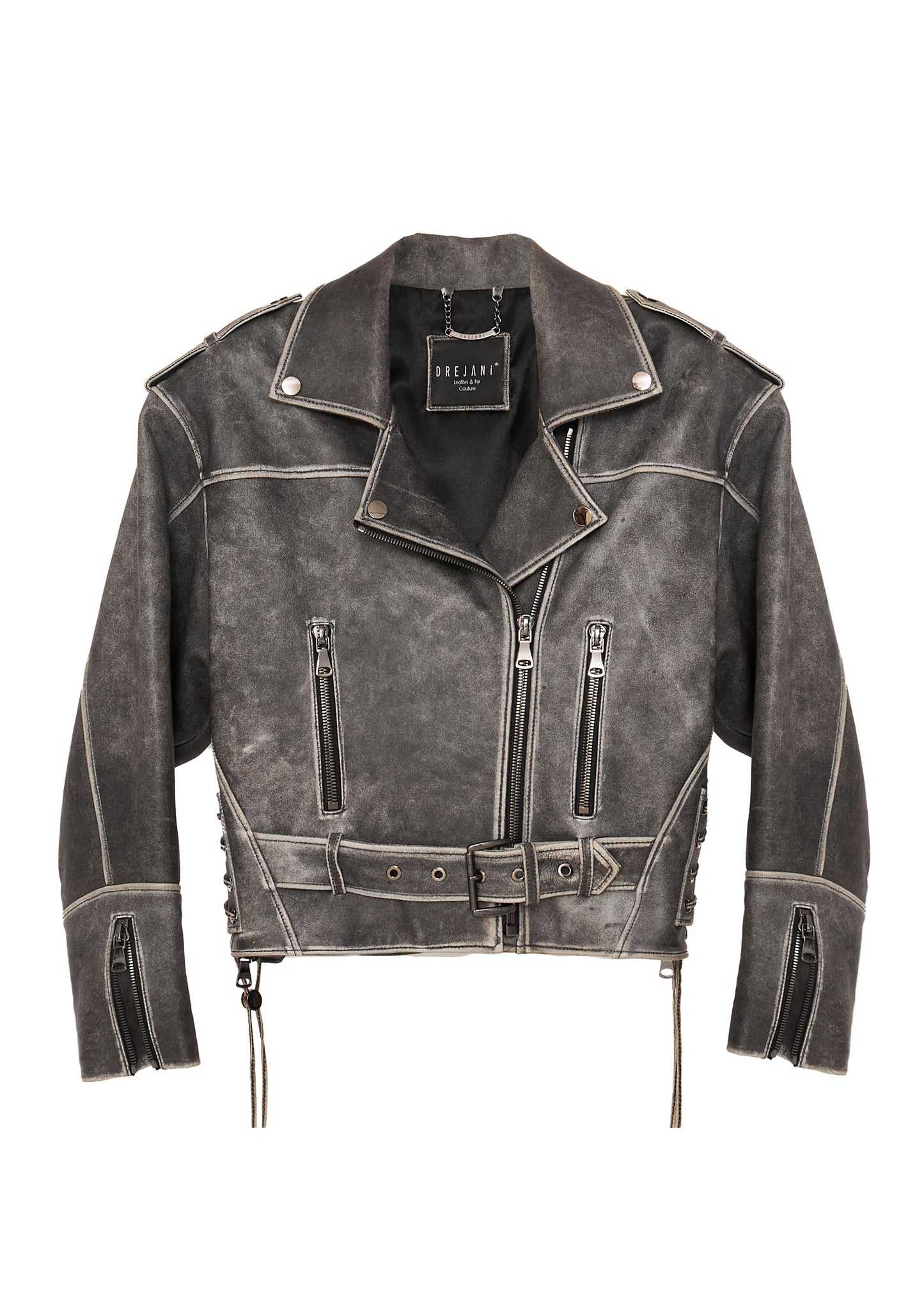 ROCKER OVERSIZED LEATHER JACKET