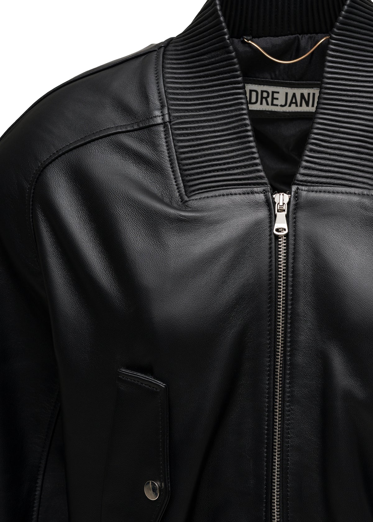 LA CERVA LEATHER JACKET BLACK