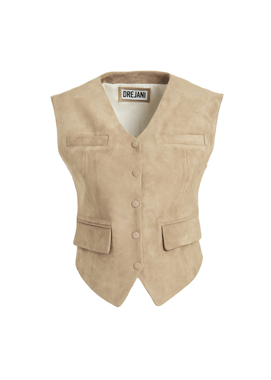 RIVA SUEDE LEATHER VEST