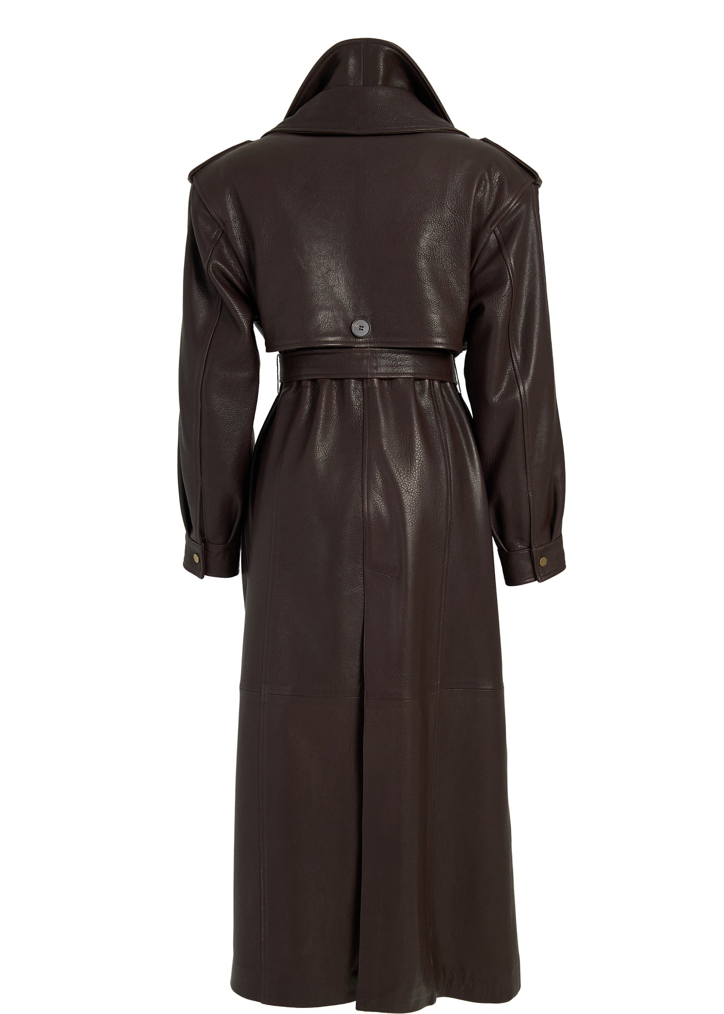BOLGHERI LEATHER TRENCH COAT