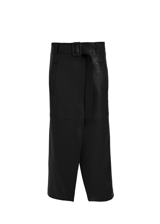 MARLOWE LEATHER SKIRT