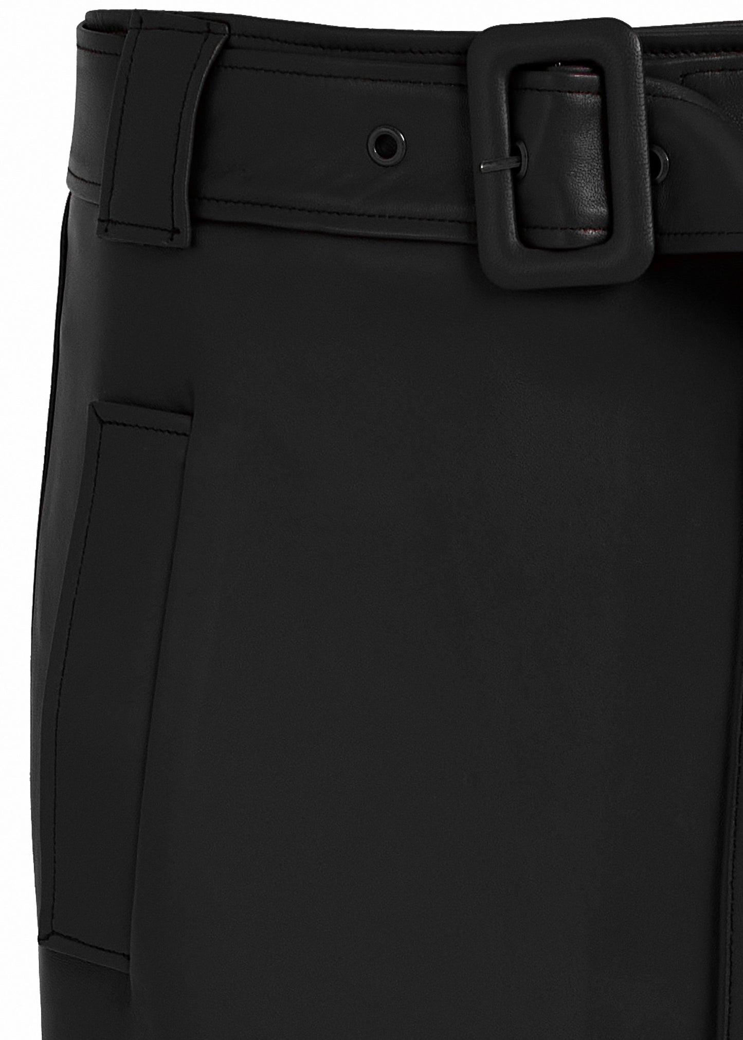 MARLOWE LEATHER SKIRT