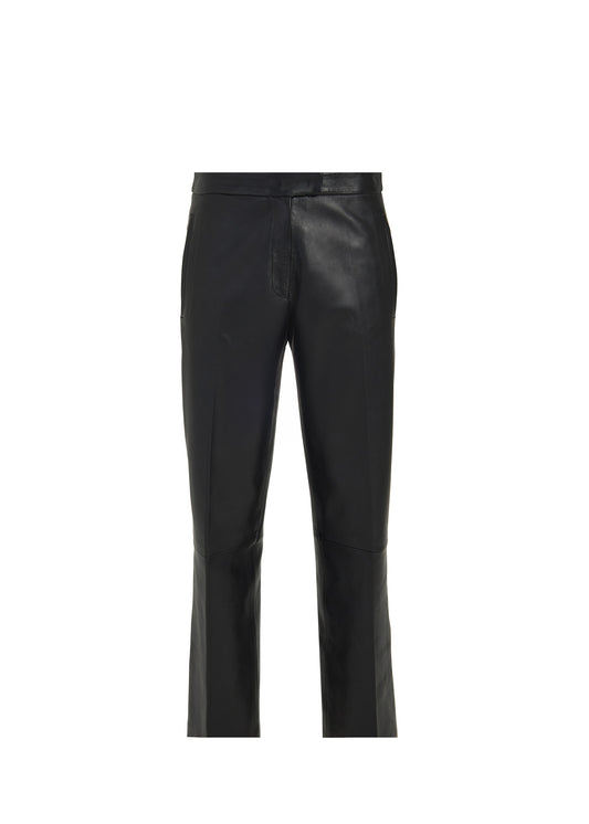KIRA LEATHER PANTS – BLACK