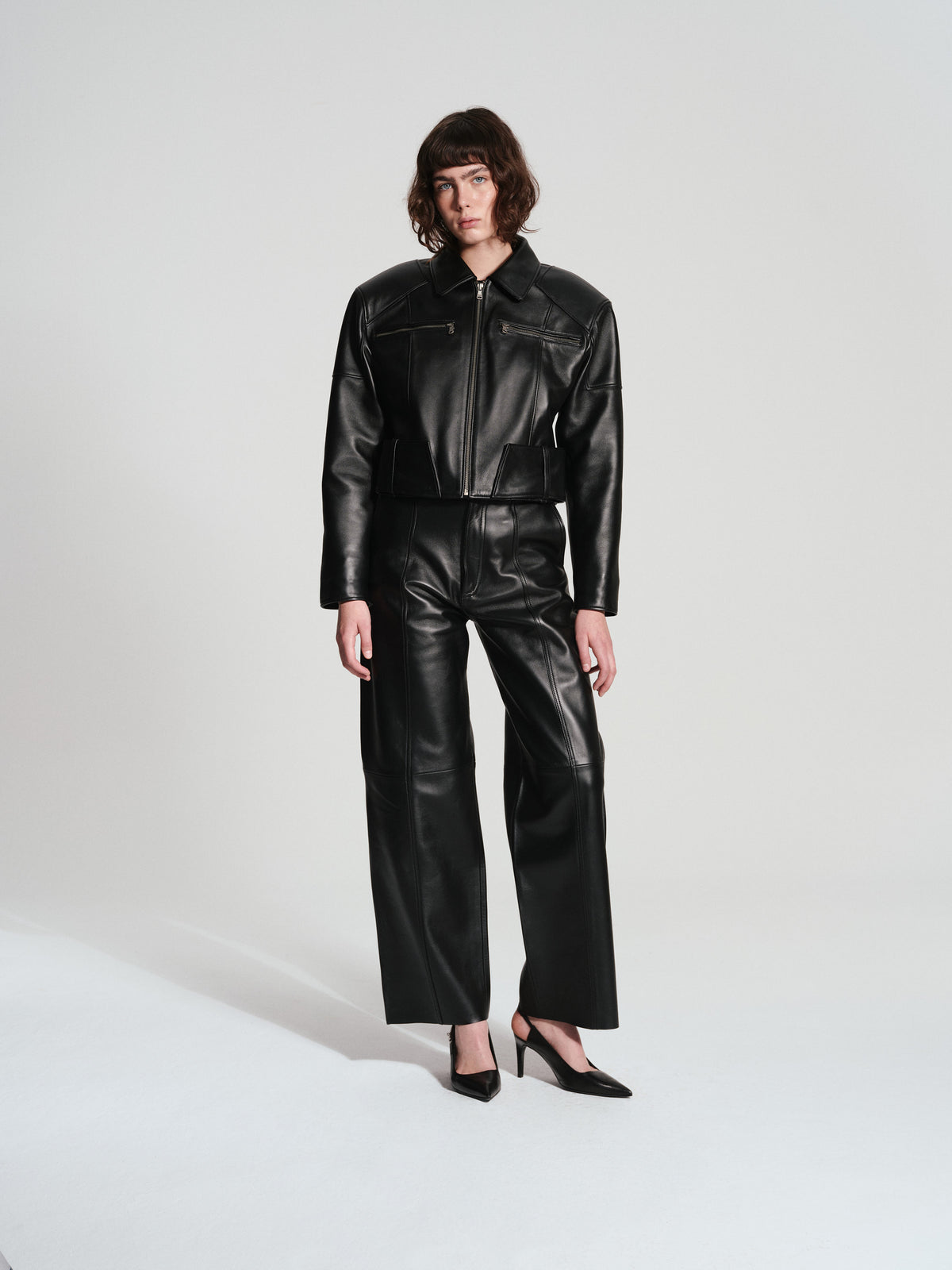 BARKLEY LEATHER JACKET BLACK