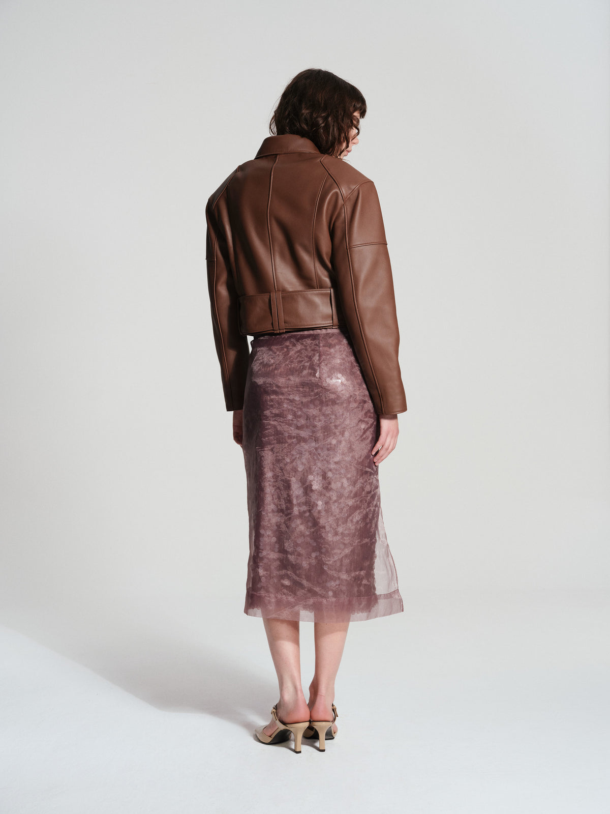 BARKLEY LEATHER JACKET TOBACCO