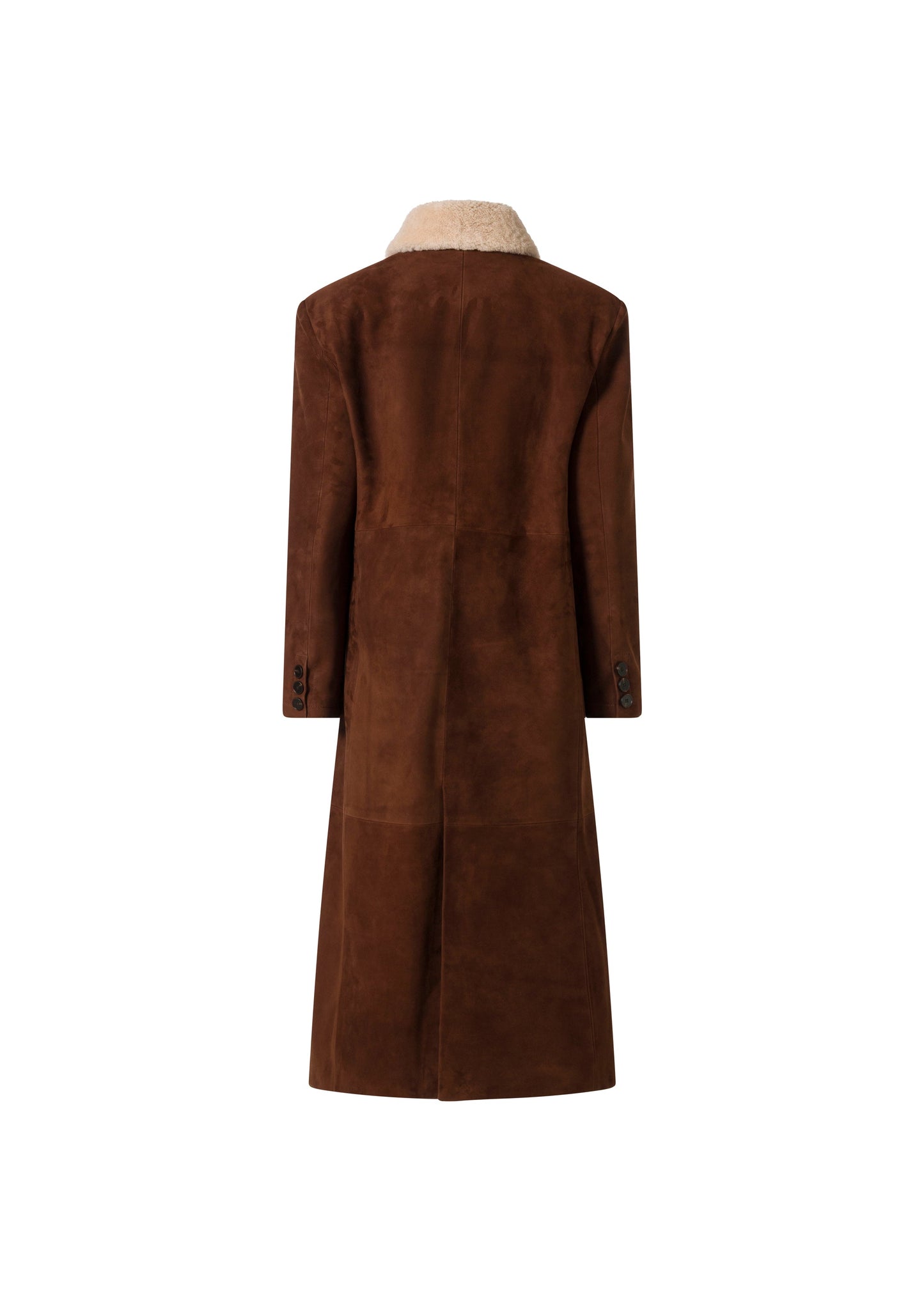 Fauve Leather Coat