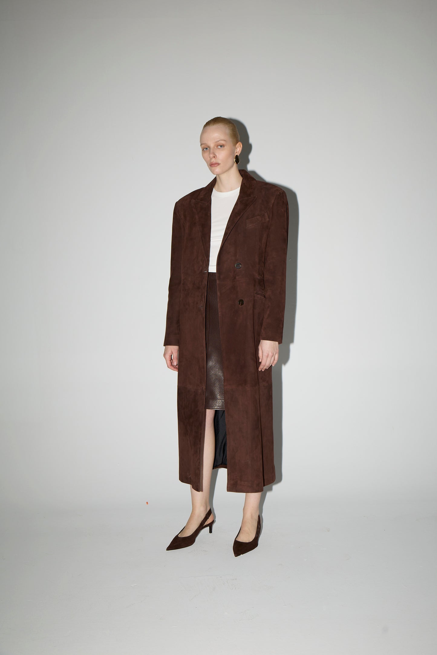 MIREA LEATHER COAT