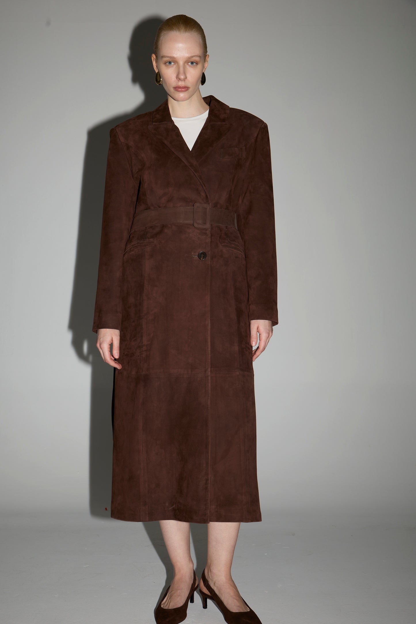 MIREA LEATHER COAT