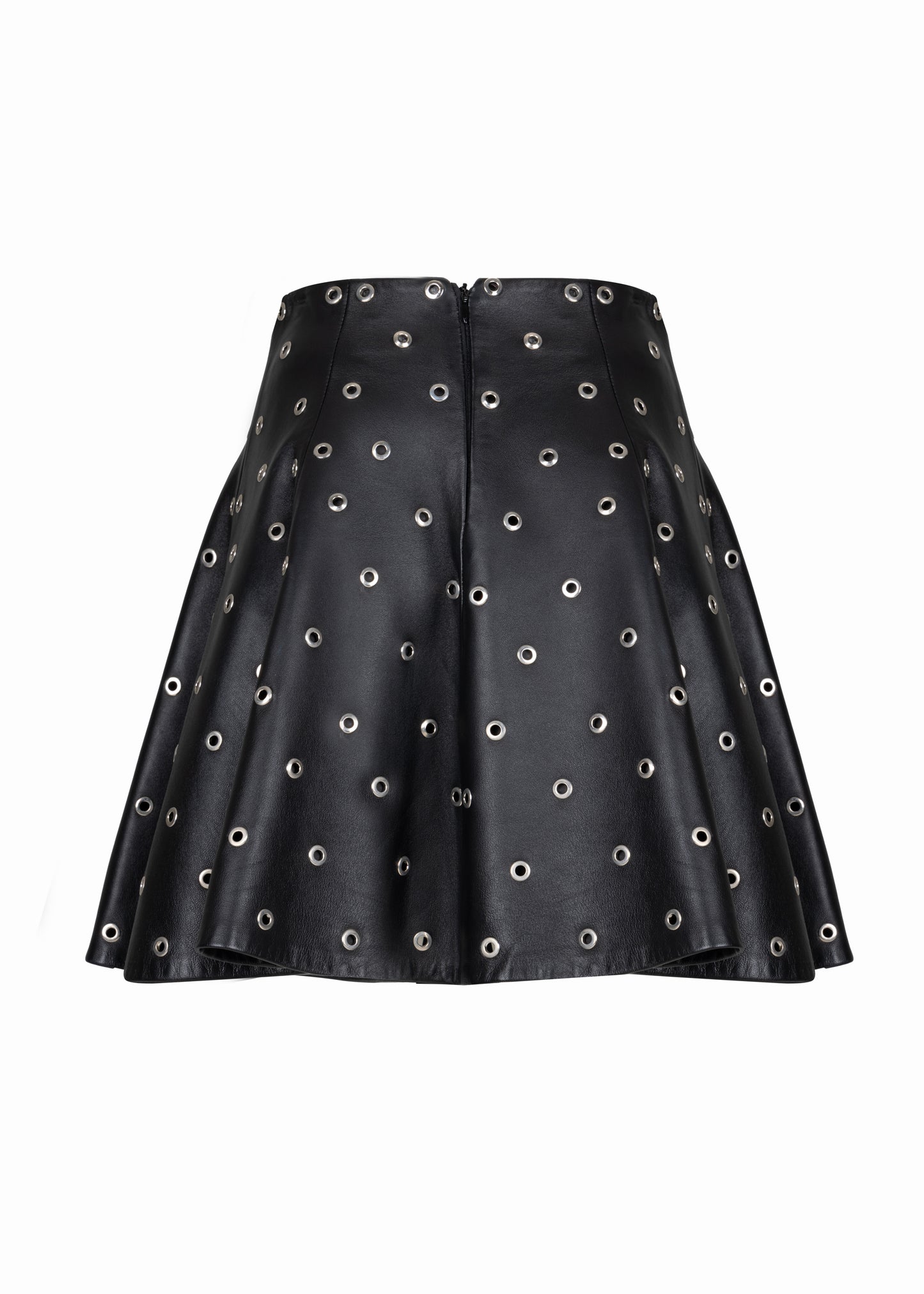 PUNK SWING LEATHER SKIRT