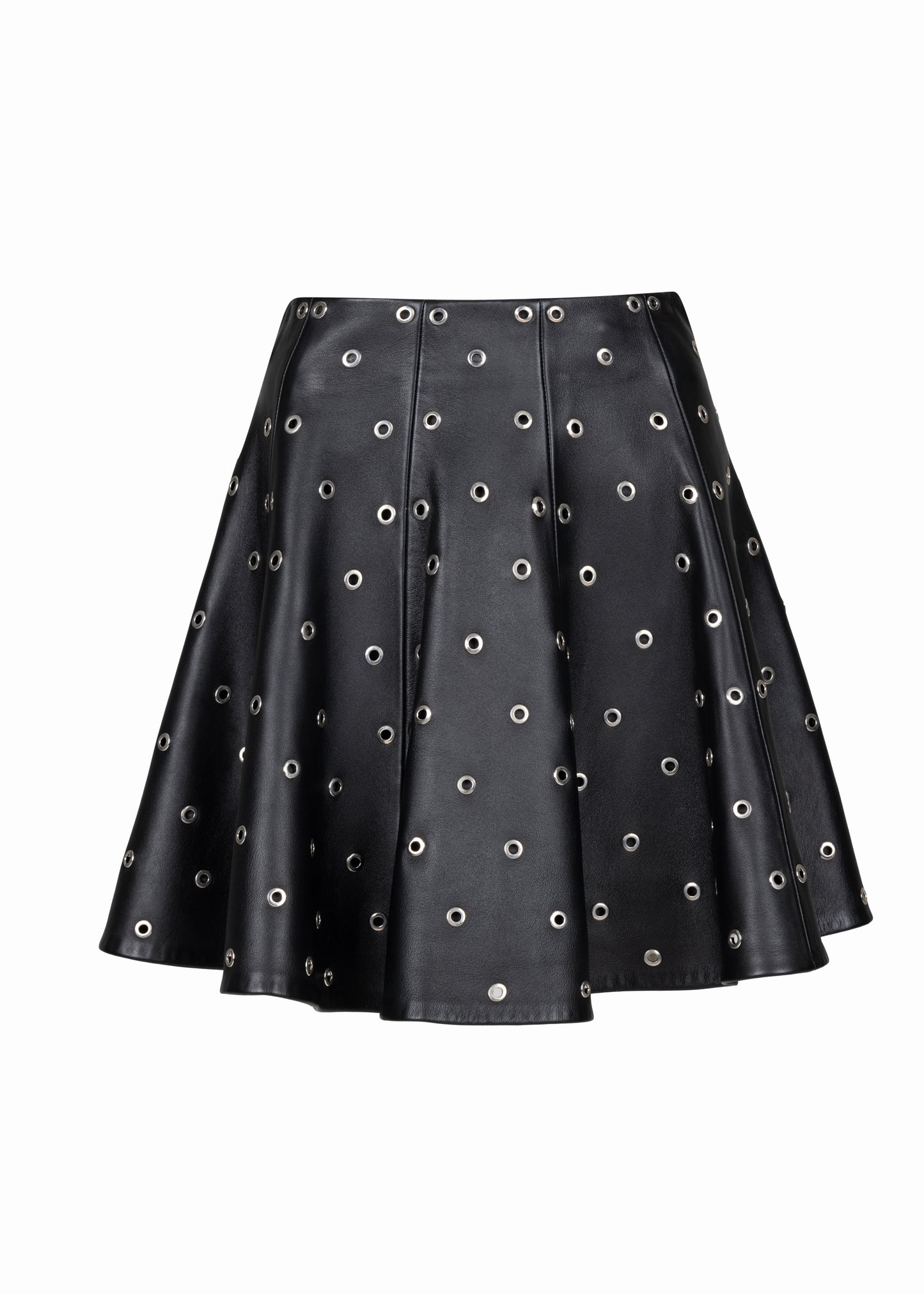 PUNK SWING LEATHER SKIRT