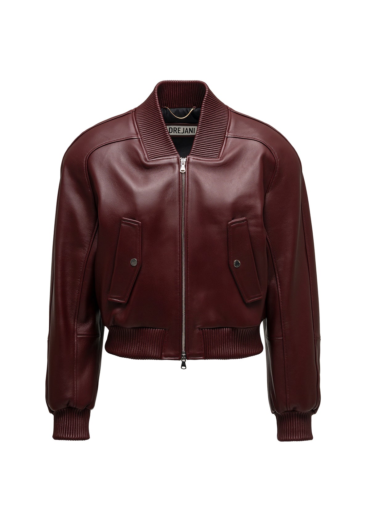 LA CERVA LEATHER JACKET BURGUNDY
