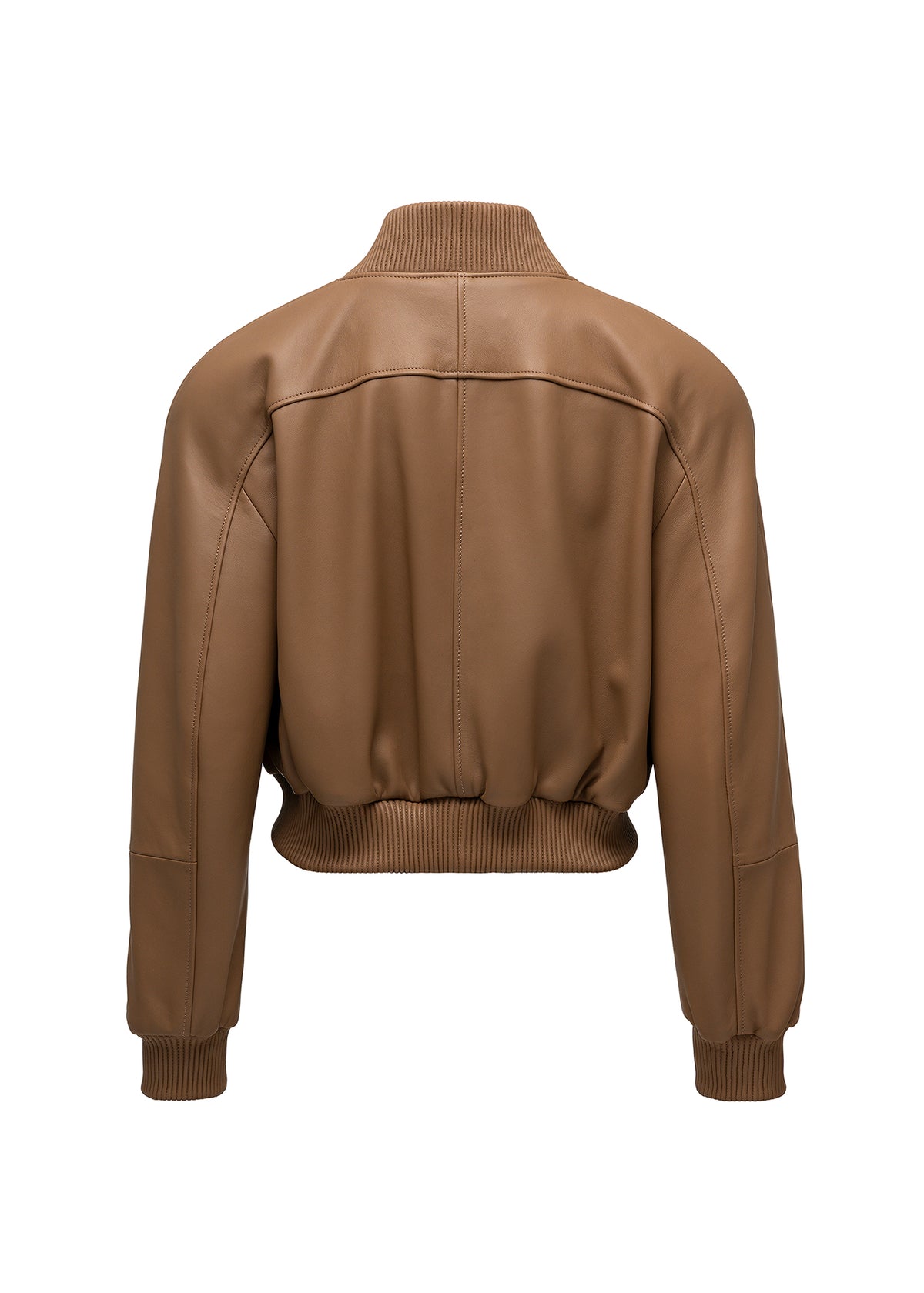 LA CERVA LEATHER JACKET CAMEL