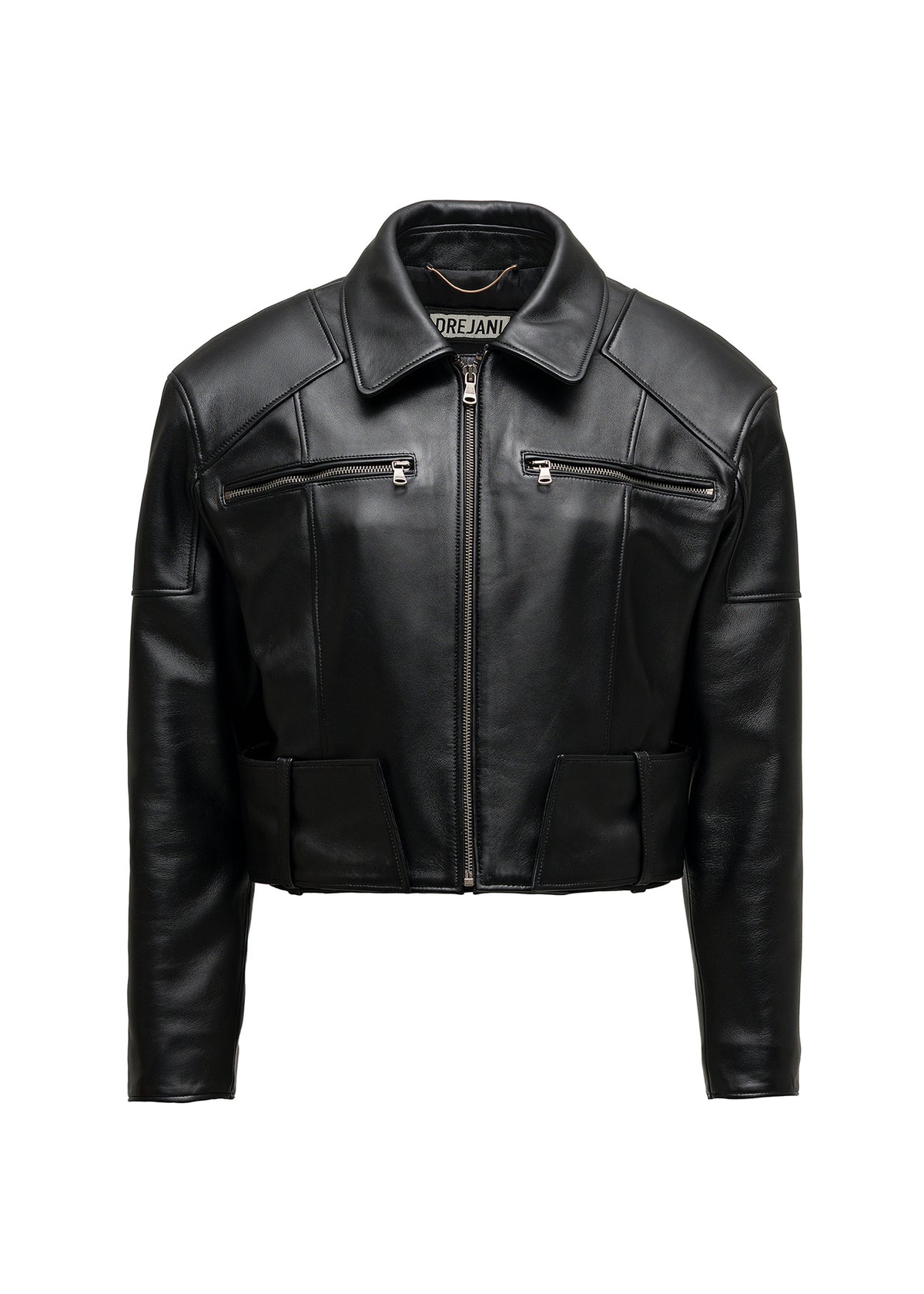 BARKLEY LEATHER JACKET BLACK