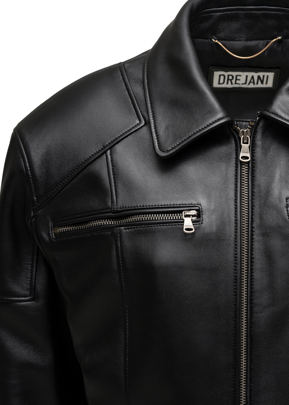 BARKLEY LEATHER JACKET BLACK